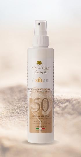 Protezione Solare in Spray SPF50+ Arganiae
